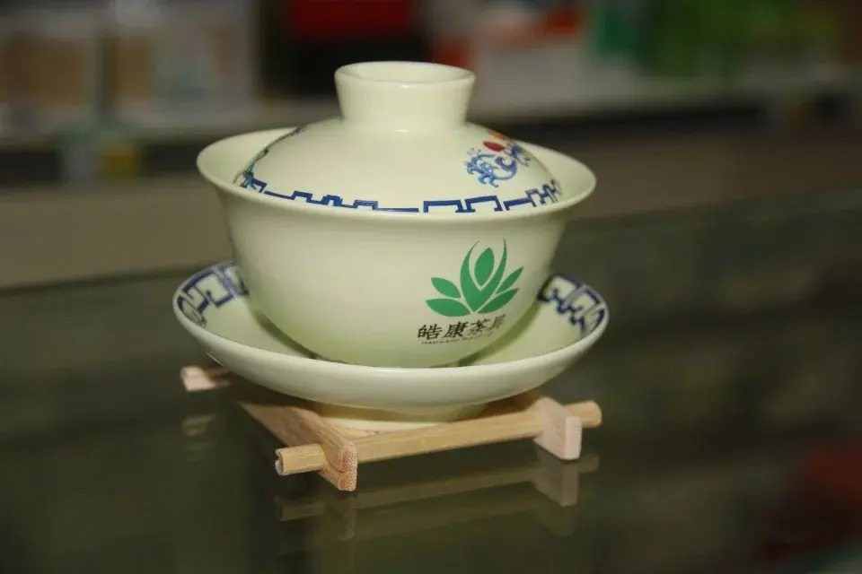 Китайский фарфоровый чайный Гайвань Благословение Дракона Процветающий Дом Гайвань 130 мл
