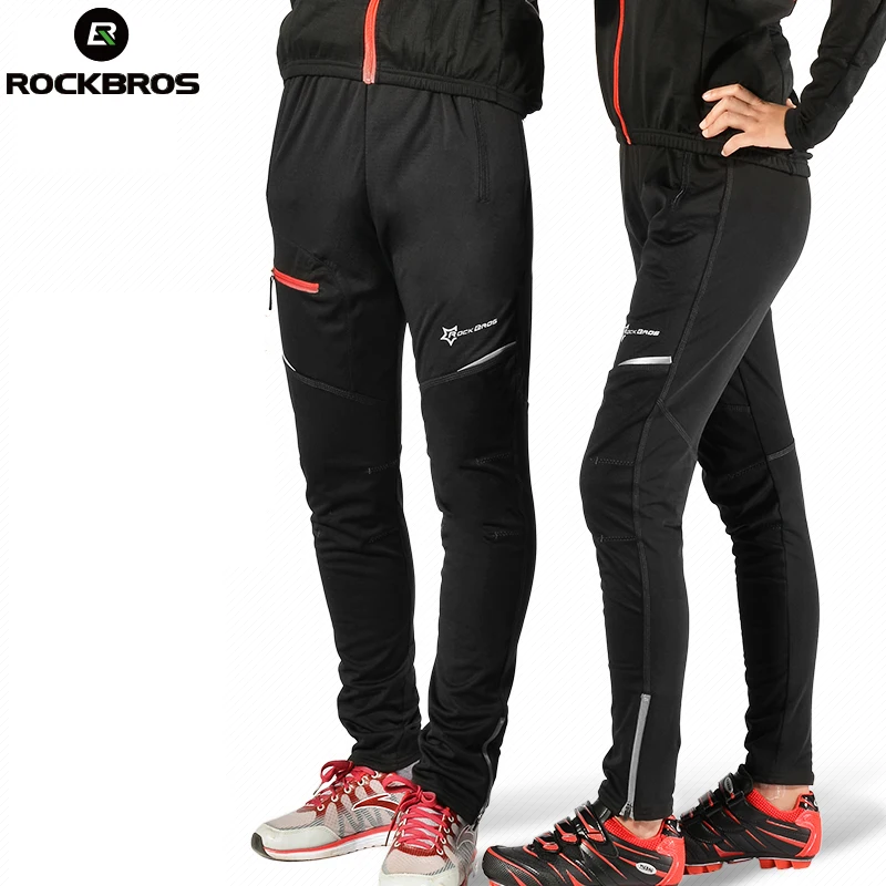

ROCKBROS Cycling Pants Breathable Windproof Reflective 2018 New Elastic Trousers Men Women mtb Bike Bicycle Riding Cycling Pants