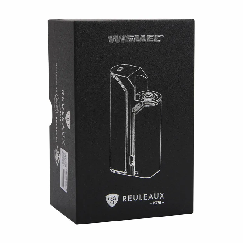 Original Wismec Reuleaux RX75 Starter Kit with  75W TC Box Mod Reuleaux RX75 and 2ml Amor Mini Atomizer RX75 Kit