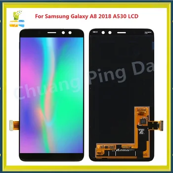 

For Samsung Galaxy A8 2018 A530 LCD Display A530F A530DS A530N LCD With Frame Touch Screen Digitizer Assembly Fast Shipping