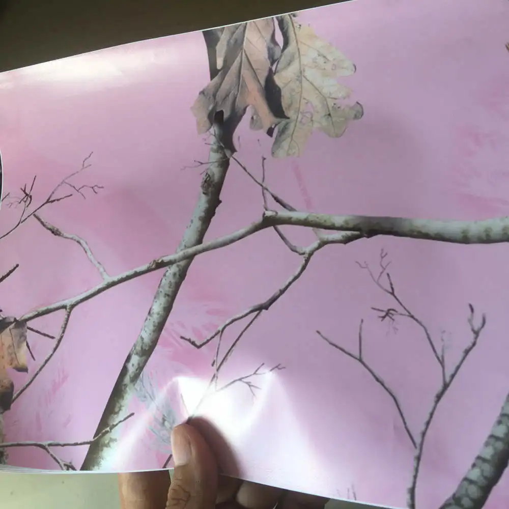 PINK Mossy OAK Grass CAMO Vinyl Film For Car wrap covering FOIL  (2)