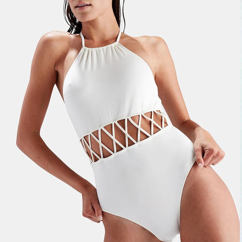 Bikinx Высокая шея Холтер купальный костюм пуш ап сексуальный бикини 2019 полый