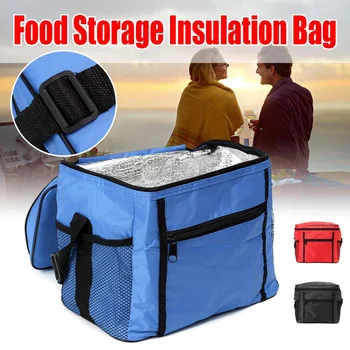 

Ice Storage Bags Foldable Cooler Bag Lunch Picnic Bag Insulated Beach Food Thermal Bag Durable Portable Outdoor Boxes Free RU