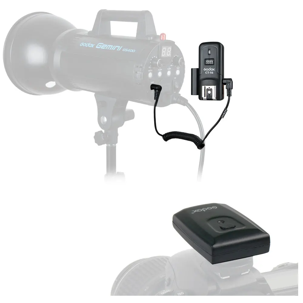 Godox CT-16 16 Каналы Беспроводной Камера триггер для вспышки с 2x приемник для цифровой зеркальной камеры Canon Nikon Pentax Olympus Камера флэш-памяти