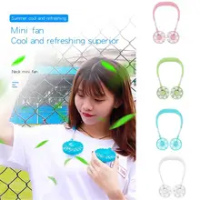 Портативный usb-мини-вентилятор, свободный от рук шейный подвесной спортивный вентилятор