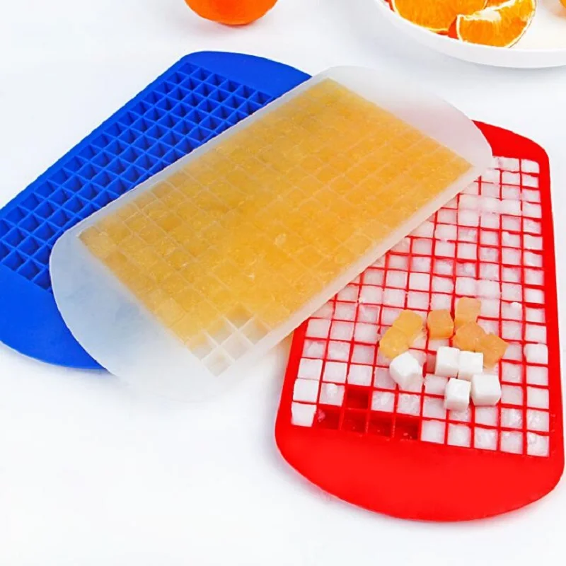 

11 Colors 160 Grids Silicone Ice Cube Eco-Friendly Cavity Tray Mini Ice Cubes Small Fruits Mold Ice Maker for Ice Cube Making