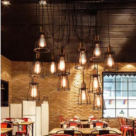 Винтажные подвесные лампы Эдисона E27 в стиле ретро 110 240 В|pendant lights|bulb pendant lightpendant
