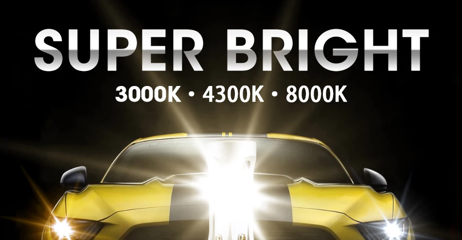 01 Car Tricolor 3Color LED Headlight Z5 H1 H4 H7 H11 HB3 HB4 50W 5800LM Flip Chips 3000K 4300K 6000K Switchback LED Bulbs X3