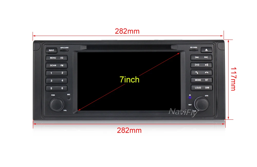 Top NaviFly 7"Car radio video gps navigation multimedia player for BMW E39 E53 X5 car stereo player BT 1080P RDS USB CANBUS Free map 8 Top NaviFly 7"Car radio video gps navigation multimedia player for BMW E39 E53 X5 car stereo player BT 1080P RDS USB CANBUS Free map 8