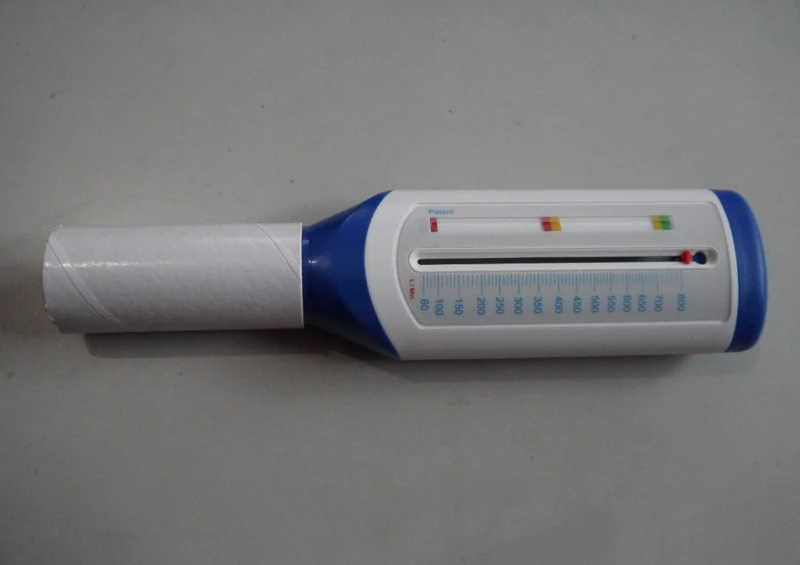Medidor de Velocidade de Pico Medidor de Pico de Fluxo Expiratório para Monitoramento de Função Espirômetro Portátil Pulmonar Respiração Adulto - Crianças 18 Medidor de Pico de Fluxo Expiratório Para