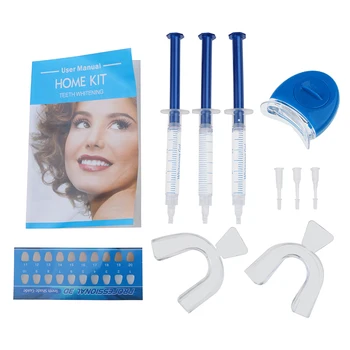 

QIC Teeth Whitening With Led Light Dental Equipment 44% Peroxide Dental Bleaching System Oral Gel Kit Origin Tooth Whitener