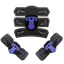 1 Set Muscle Stimulator Abdominal Slimming EMS Exerciser Muscle Trainer Stimulator Body Massager Men Women Fitness Accessories
