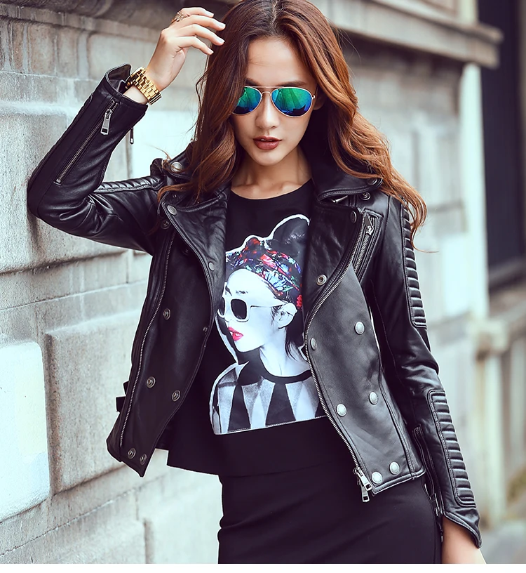 2017 Red Leather Jacket Best Selling Unisex Jacket Genuine Leather