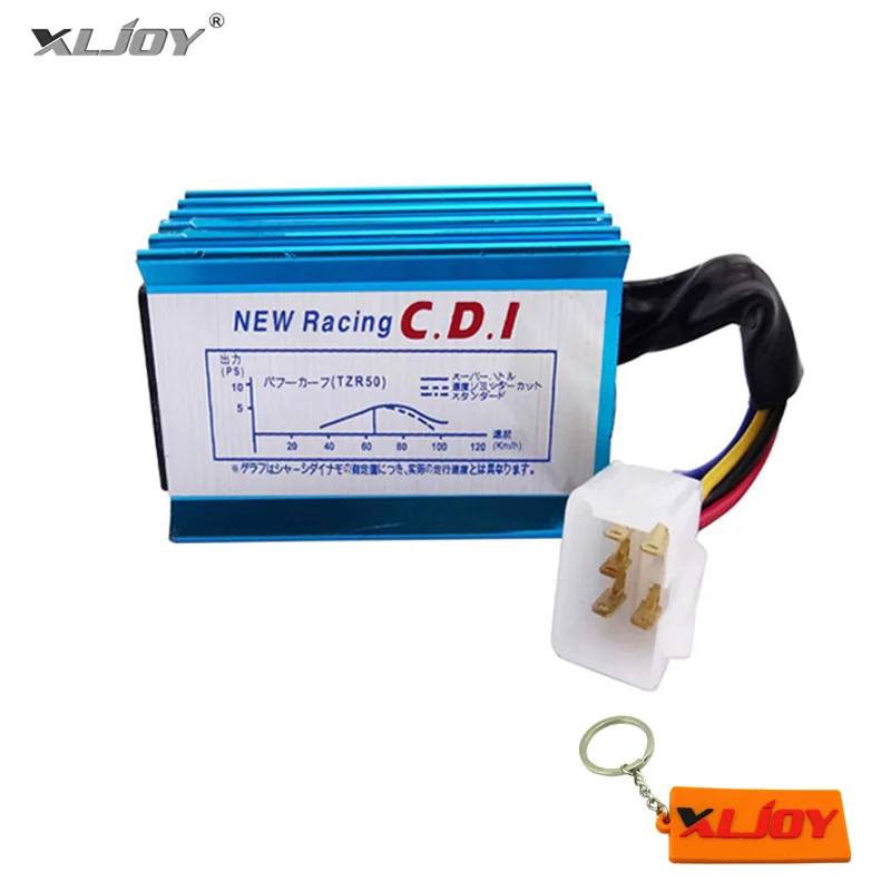 XLJOY Blue Racing AC CDI Коробка зажигания 5 pins для 50cc 110cc 125cc ATV Quad Pit Dirt Bike Go Kart мопед скутер