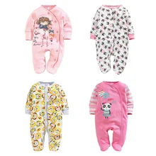 De marque 100% Qualité Coton Nouveau 2017 Nouveau-Né Bébé Garçons Vêtements Vêtements Filles Barboteuse Salopette Body Garçons Manches Longues Ropa Bebe