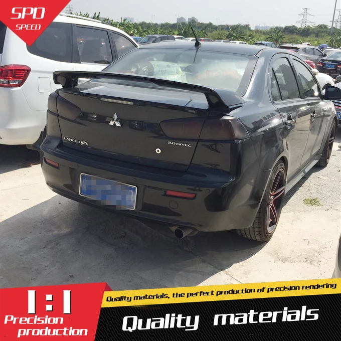

For Mitsubishi Lancer Spoiler ABS Material Car Rear Wing Primer Color Rear Spoiler For Mitsubishi Lancer Spoiler YC 2010-2015