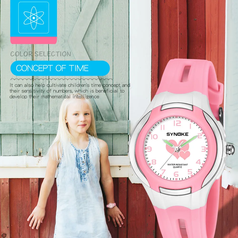 DISU дети часы многофункциональные Водонепроницаемый светодиодный цифровой двойного действия часы для детей мальчиков часы