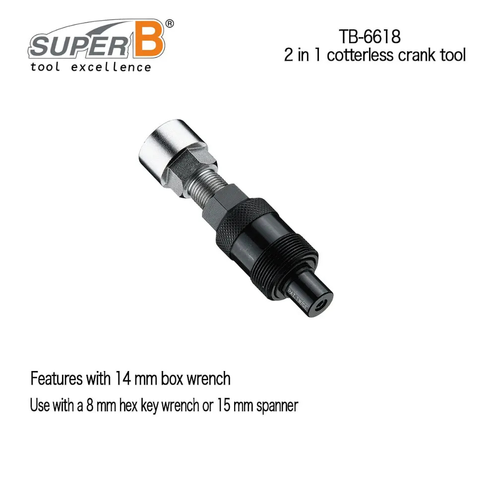 Супер B TB-6616/6617/6618 Инструменты для ремонта велосипеда Shimano Octalink ISIS система привода