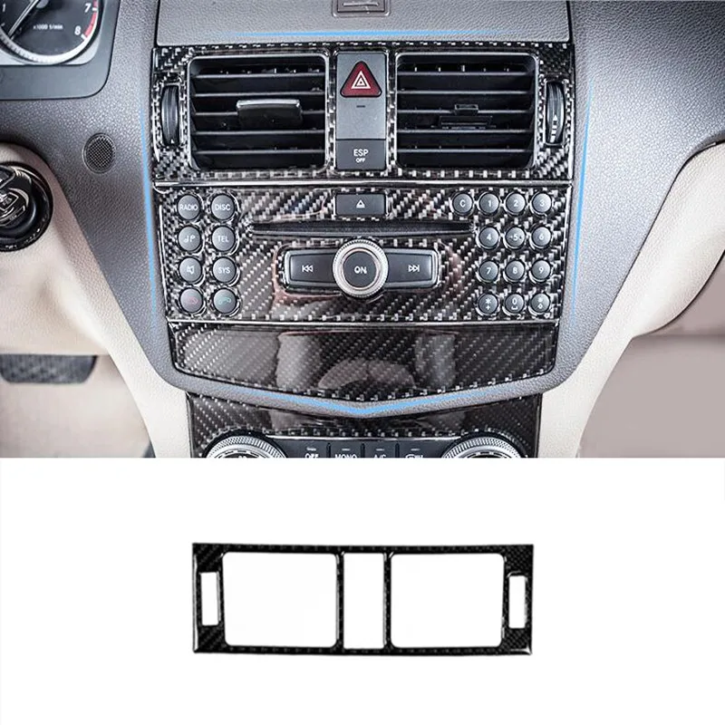 

Center Console Air Conditioner Outlet Cover Trim For Mercedes Benz C class W204 C200 C260 C300 C180 2007-2010 Carbon Fiber
