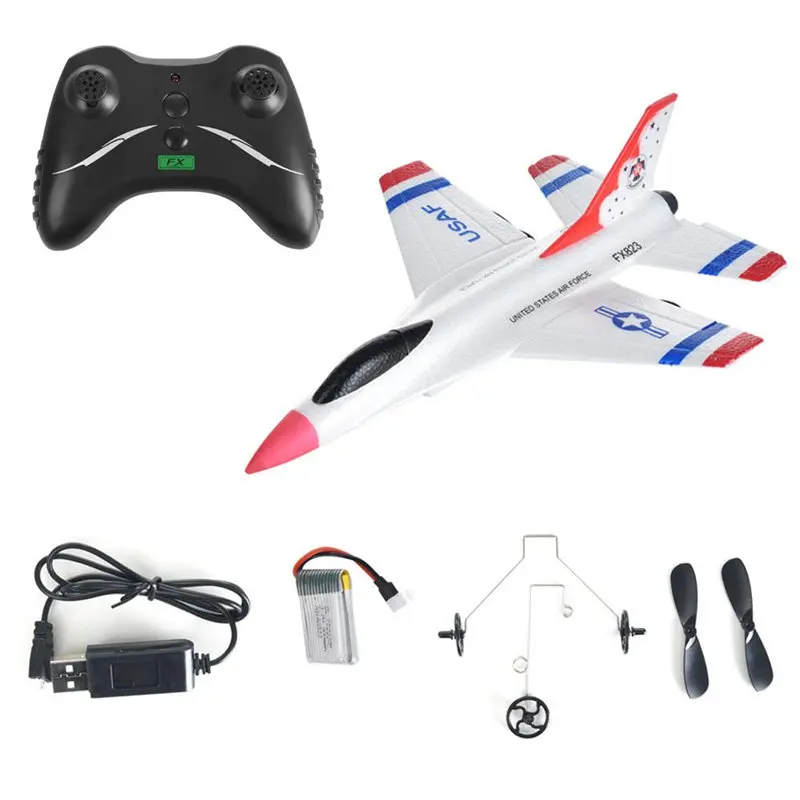 

FX-823 2.4G 2CH RC Airplane Glider Remote Control Plane Outdoor Flying Aircraft