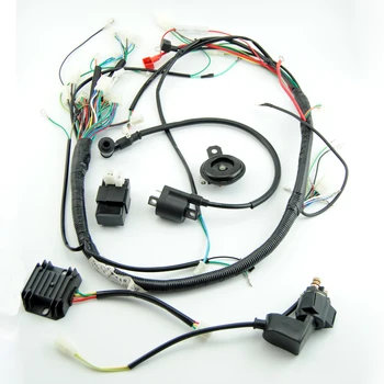 

ZONGSHEN LONCIN LIFAN 150cc ATV GY6 Quad Full Electric Parts Wire Cable&Horn