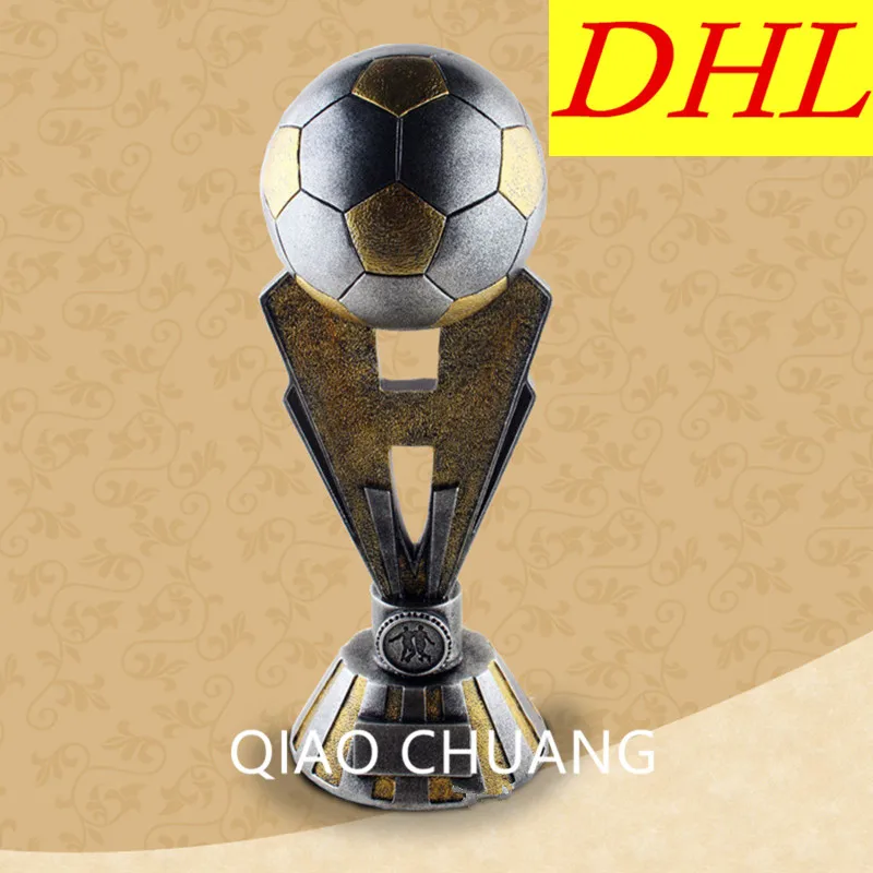 

Sport Series Football Souvenir Trophy European Style Colophony Crafts Soccer Fan Gift Home Furnishing Articles G746