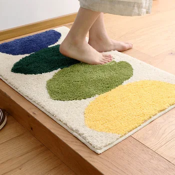 

Soft warm Water Absorption Brief Doormat Floor Mat Anti-slip Carpet Kitchen Carpet Porch Door Mat Bed Carpet Toilet Tapete Rug