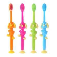 4 шт. мягкая детская зубная щетка с милым мультяшным медведем для чистки полости рта инструмент для ухода за зубами