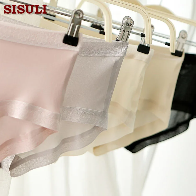 

Women Underwear 100% Natural Silk Sexy Thin Style Breathable Silk Knitted Panties for Women Silk Underwear