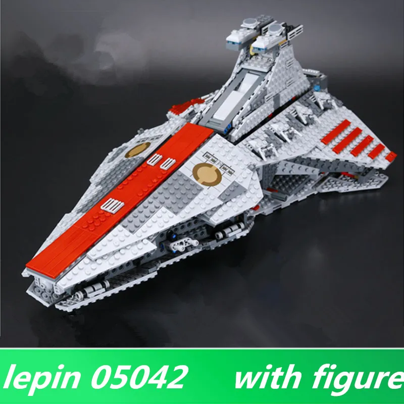 

Lepin 05042 LEPIN Star Series Wars The Republic Fighting Cruiser Set Building Blocks Educational Toys for Children DIY 8039 Gift