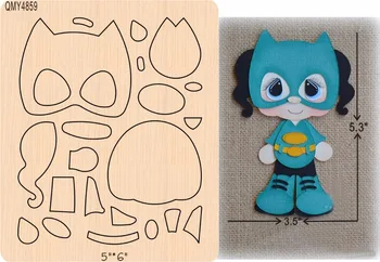 

Mask girl Wood Mould is compatible with most leading machines Mold thickness: 15.8mm
