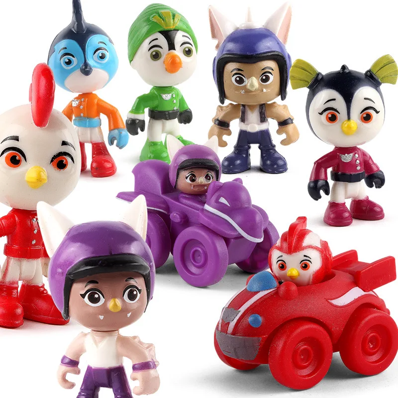 

Top Wing Action Figure Toys doll Vehicles Figures Swift, Rod, Penny, Brody Toys Collection Dolls 7cm Kids Gift