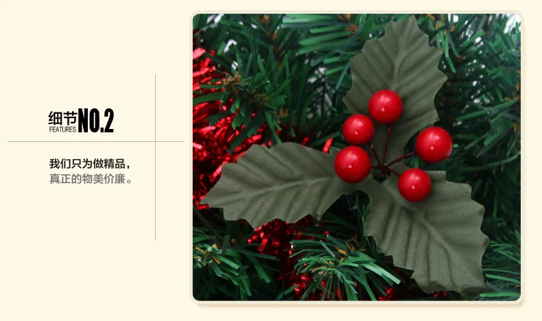 2,7 м Рождественская гирлянда из ротанга с бантами, снежные красные фрукты, рождественские украшения, рождественские украшения для дома