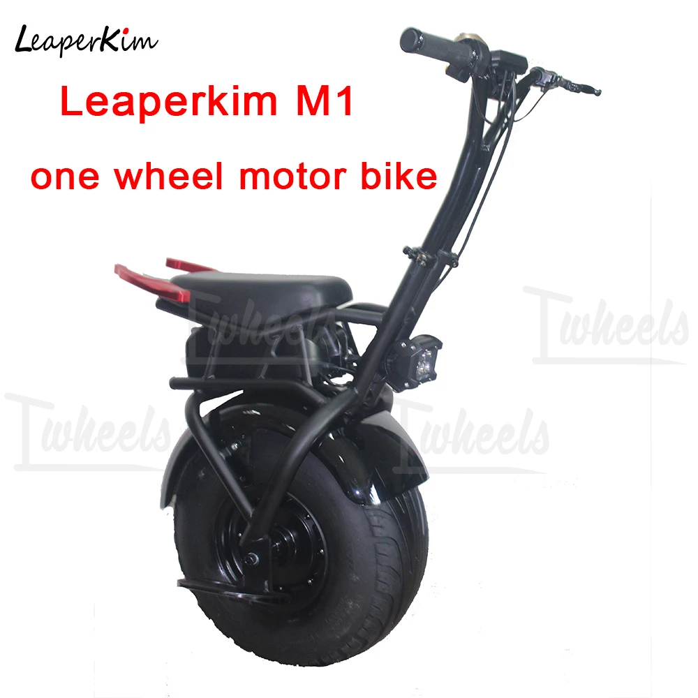 LeaperKim M1 Электрический Одноколесный велосипед электрический мотоцикл широкая