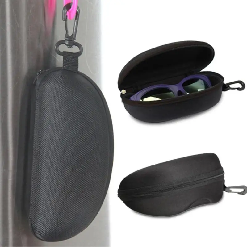 

Portable Sunglasses Case Reading Glasses Carry Bag Zipper Box Protector
