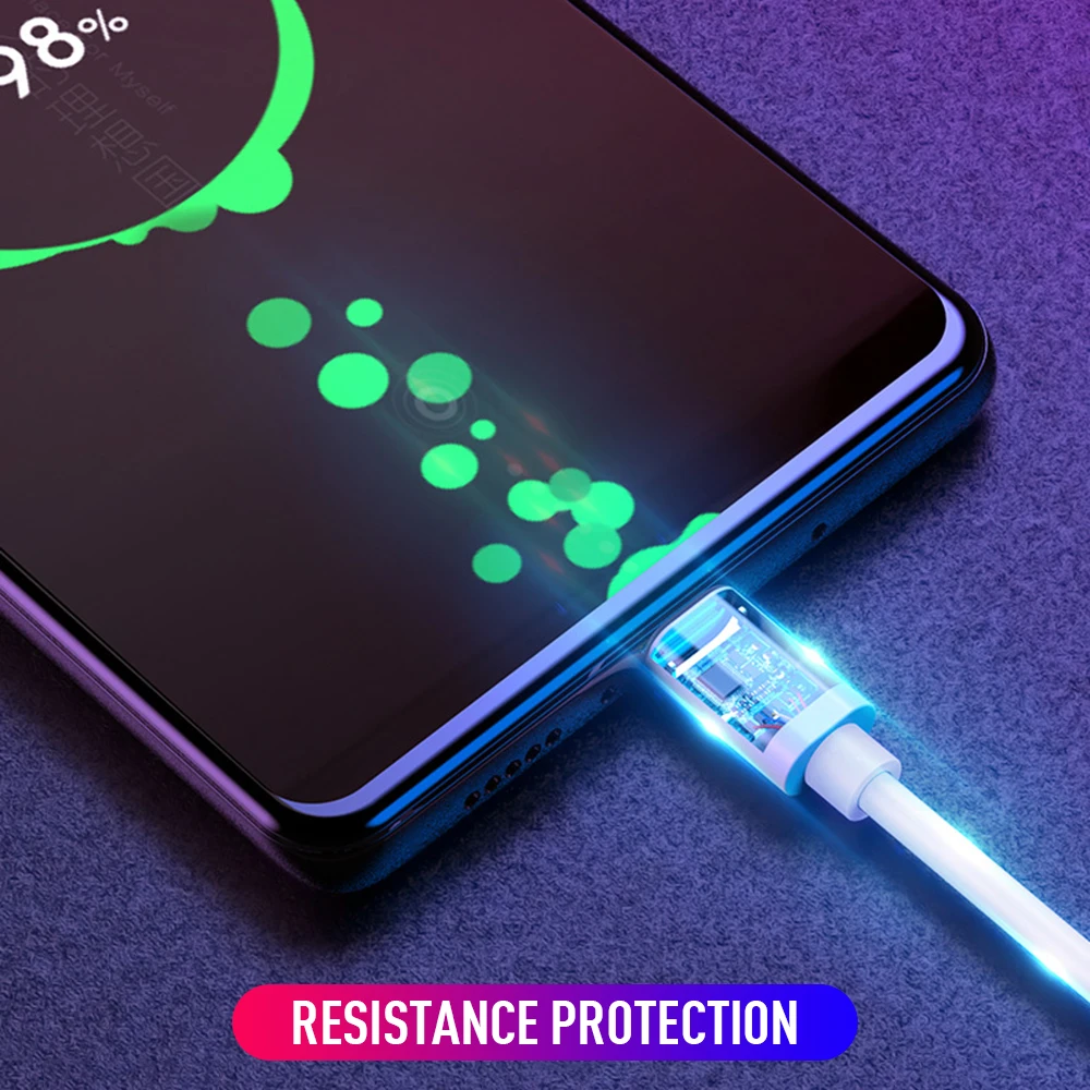 Кабель USB Type C для Xiaomi Redmi Note 7 Mi 9 кабель быстрой зарядки и синхронизации данных Samsung