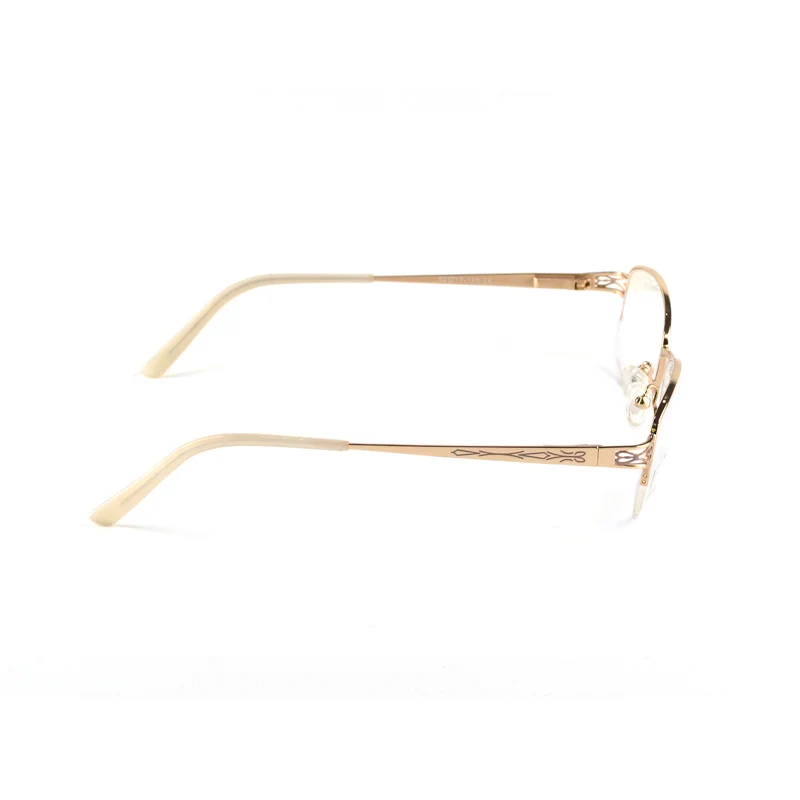Bauhaus Ретро Винтажные женские очки для близорукости, оптическая оправа, модная оправа для очков, металлическая полуоправа, очки по рецепту