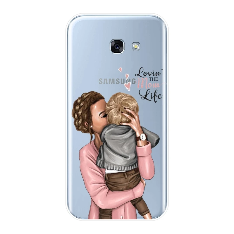 Чехол для телефона для девочки, женщины, мамы, для samsung A6 A8 Plus, Мягкая силиконовая задняя крышка для samsung Galaxy A3 A5 A7