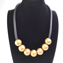 YD& YDBZ Европа Германия дизайнерский стиль ожерелье s Женщины Pendnat ОЖЕРЕЛЬЕ в стиле панк резиновый трос алюминиевый лист ювелирные изделия ручной работы