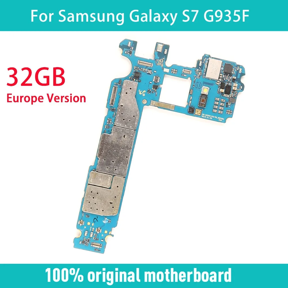 

Original Unlocked For Samsung Galaxy S7 Edge G935F Motherboard with Full Chips,Europe Version 4G Network(Not Repair)