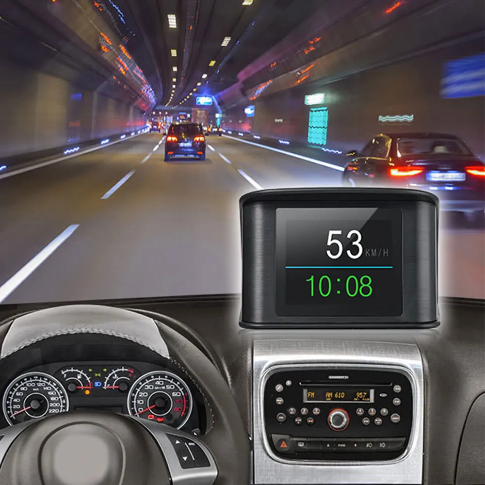 HUD T600 автомобилей Head Up Дисплей цифровой GPS Спидометр Smart ...