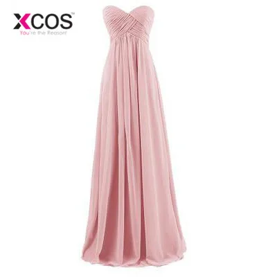 

Free shipping Royal Blue Chiffon Long Bridesmaid Dresses 2017 New Fashion Wedding Party Dresses robe Formal dress