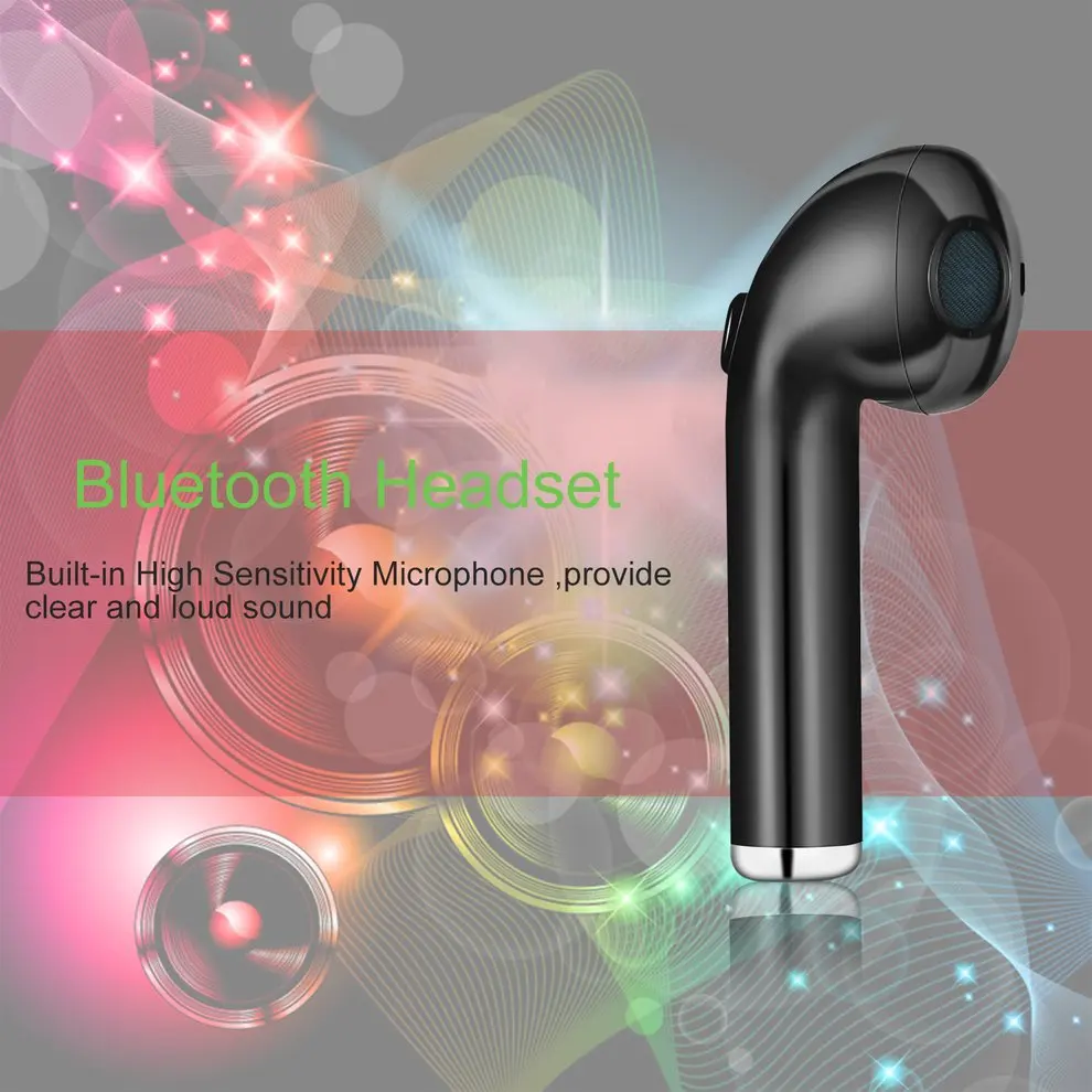 Bluetooth гарнитура I7 с двумя режимами интеллектуальная Музыкальная V4.1 + EDR