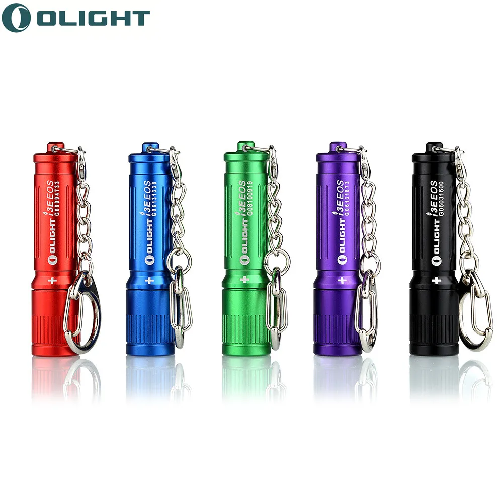 Olight i3e EOS mini Led Keychain Flashlight 90 Lumens cree led XP G2 Torch Battery AAA