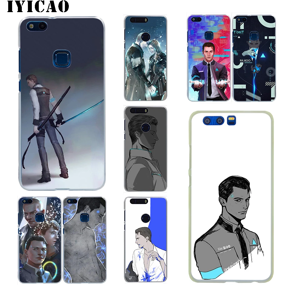 IYICAO Detroit становится человеком жесткий чехол для Huawei Honor 6A 6C 7A 7C 7X 8 8X 9 10 20 9X Lite Pro Play