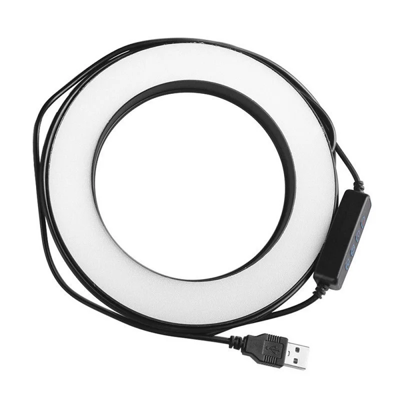 SAMTIAN 8 дюймов светодиодный кольцо селфи светильник для Youtube мобильного телефона в реальном времени 3500-5500k Photo Studio светильник с держателем для телефона USB Plug штатив-Трипод