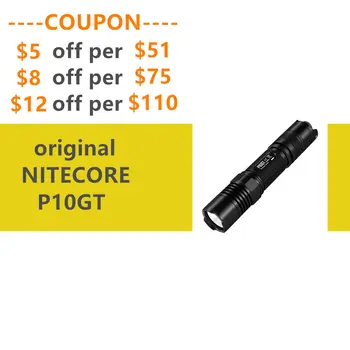 

CP NITECORE P10GT FLASHIGHT 900 lumens strobe ready and enhanced throw funtion one hand operation
