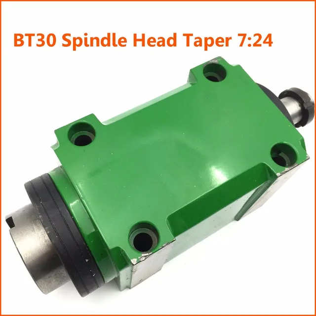 BT30 Taper 724 Spindle Unit 1.5KW 2HP Power Head 3000rpm 6000rpm