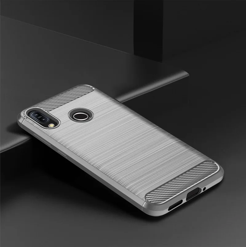 Для Asus ZenFone Max M2 ZB633KL углеродное волокно ребристый силиконовый гелевый гибкий чехол для Max Pro M2 ZB631KL чехол