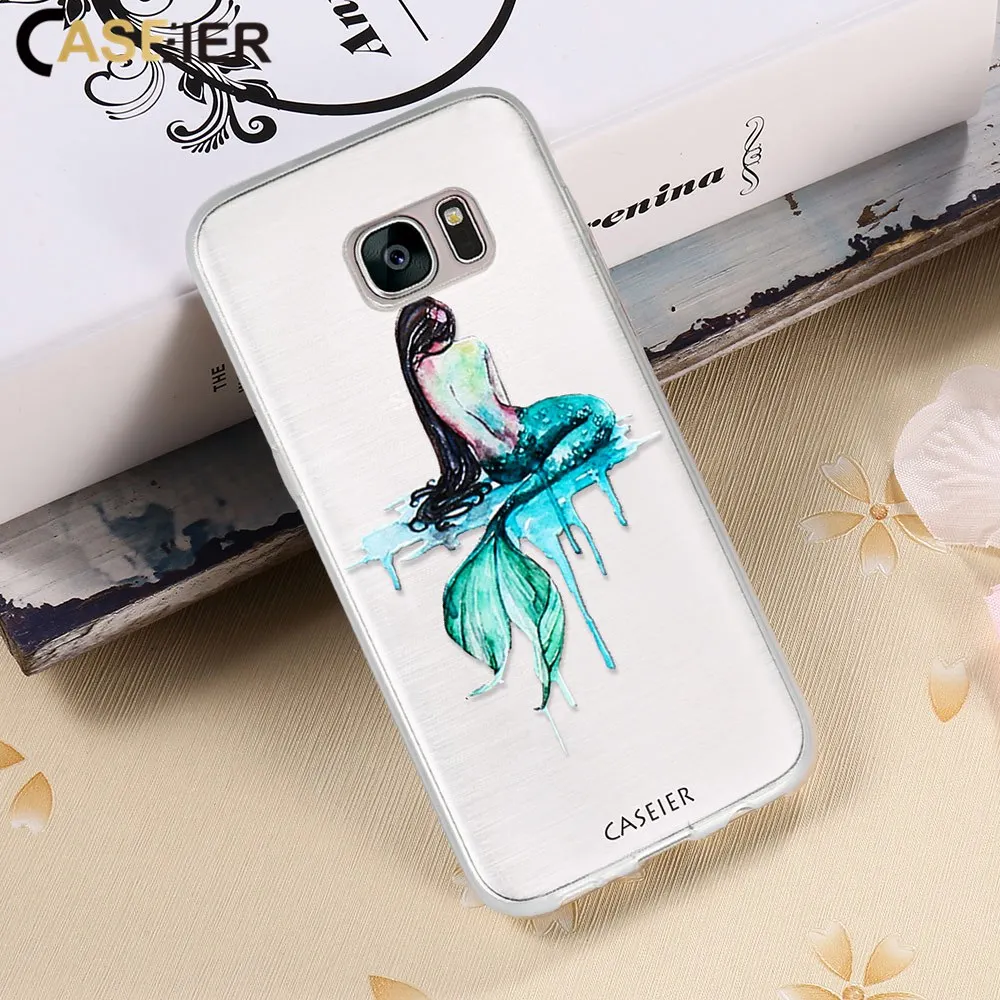 Caseier 3D тиснение мягкий чехол для телефона Samsung Galaxy Note 8 силиконовые Чехол S6 S7 Edge S8